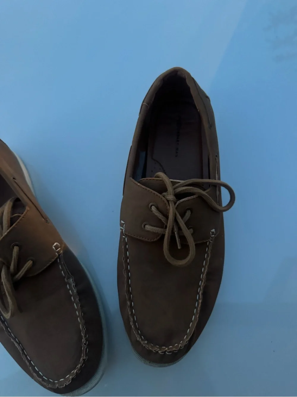 Target Men's Dark Brown Lace-Up Boat Shoes